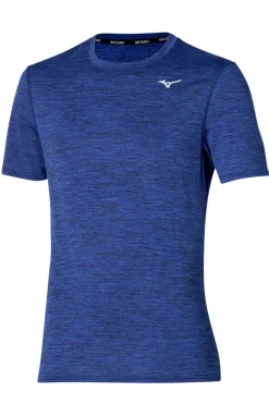 Fitness heren t-shirt km blauw