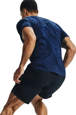 Fitness heren t-shirt km blauw