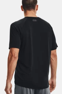 Fitness heren t-shirt km zwart