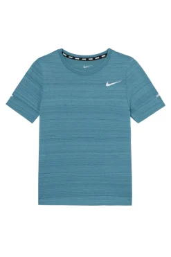 Fitness jongens t-shirt km blauw