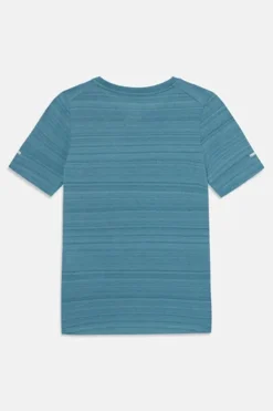 Fitness jongens t-shirt km blauw