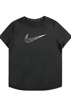 Fitness meisjes t-shirt km zwart