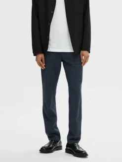 Heren broek blauw