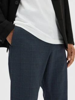 Heren broek blauw