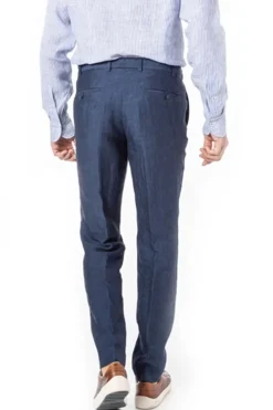 Heren broek blauw