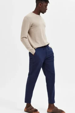 Heren broek blauw