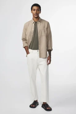 Heren broek ecru