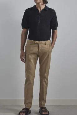 Heren chino bruin