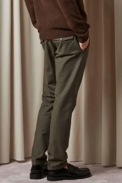Heren chino groen