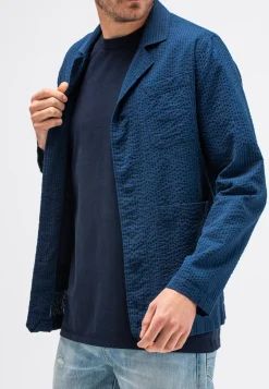 Heren colbert blauw