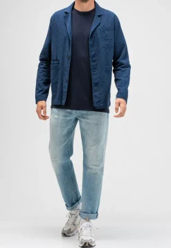 Heren colbert blauw