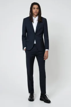 Heren colbert blauw