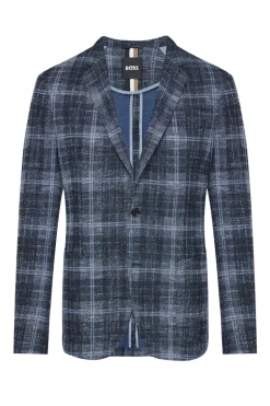 Heren colbert blauw