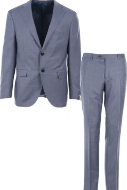 Heren 2-delig kostuum blauw