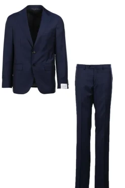 Heren 2-delig kostuum blauw