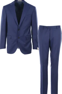Heren 2-delig kostuum blauw
