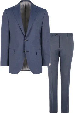 Heren 2-delig kostuum blauw