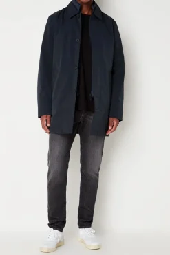 Heren jas blauw