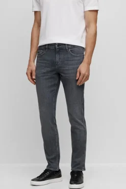 Heren jeans grijs