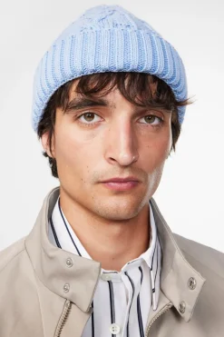 Heren muts blauw