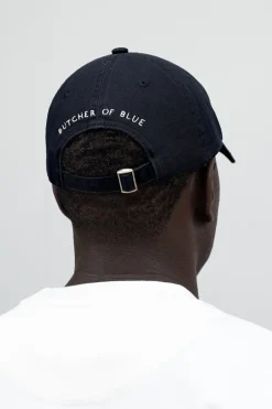 Heren muts blauw