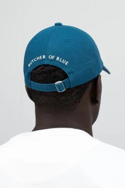 Heren muts blauw