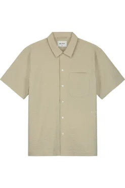 Heren overhemd km casual bruin