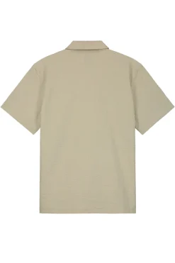Heren overhemd km casual bruin