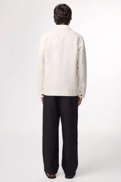 Heren overhemd km casual ecru