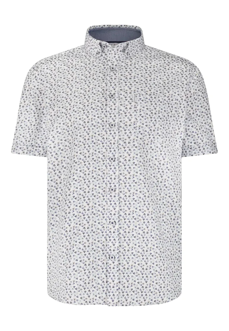 Heren overhemd km casual ecru