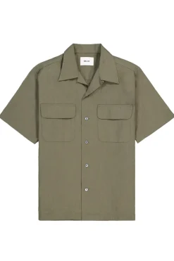Heren overhemd km casual groen