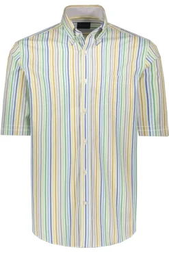 Heren overhemd km casual groen
