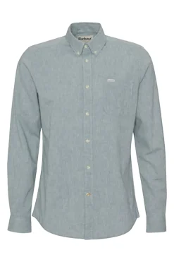 Heren overhemd km casual blauw
