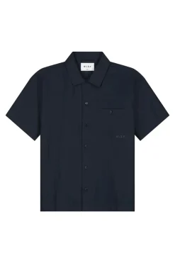 Heren overhemd km casual blauw
