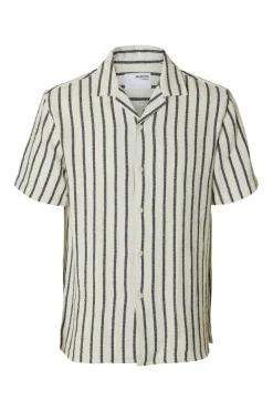 Heren overhemd km casual geel