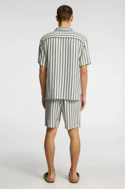 Heren overhemd km casual geel