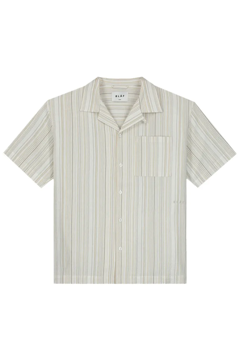 Heren overhemd km casual bruin