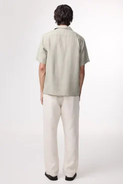 Heren overhemd km casual groen