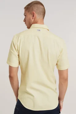 Heren overhemd km casual ecru