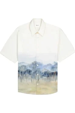 Heren overhemd km casual wit