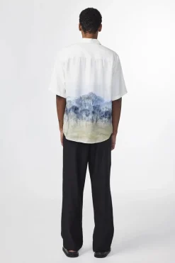 Heren overhemd km casual wit