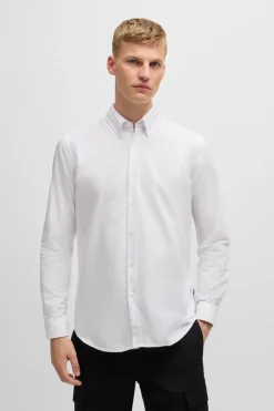 Heren overhemd km dressual wit