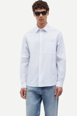 Heren overhemd lm casual wit