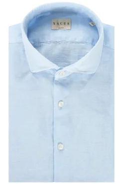 Heren overhemd lm casual blauw