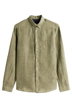 Heren overhemd lm casual groen