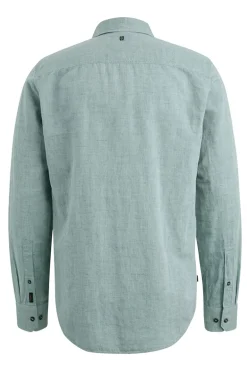 Heren overhemd lm casual groen