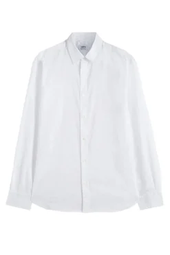 Heren overhemd lm casual wit