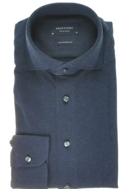 Heren overhemd lm casual blauw