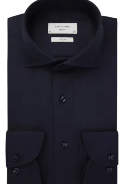 Heren overhemd lm casual blauw