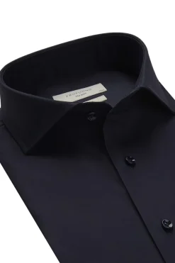 Heren overhemd lm casual blauw